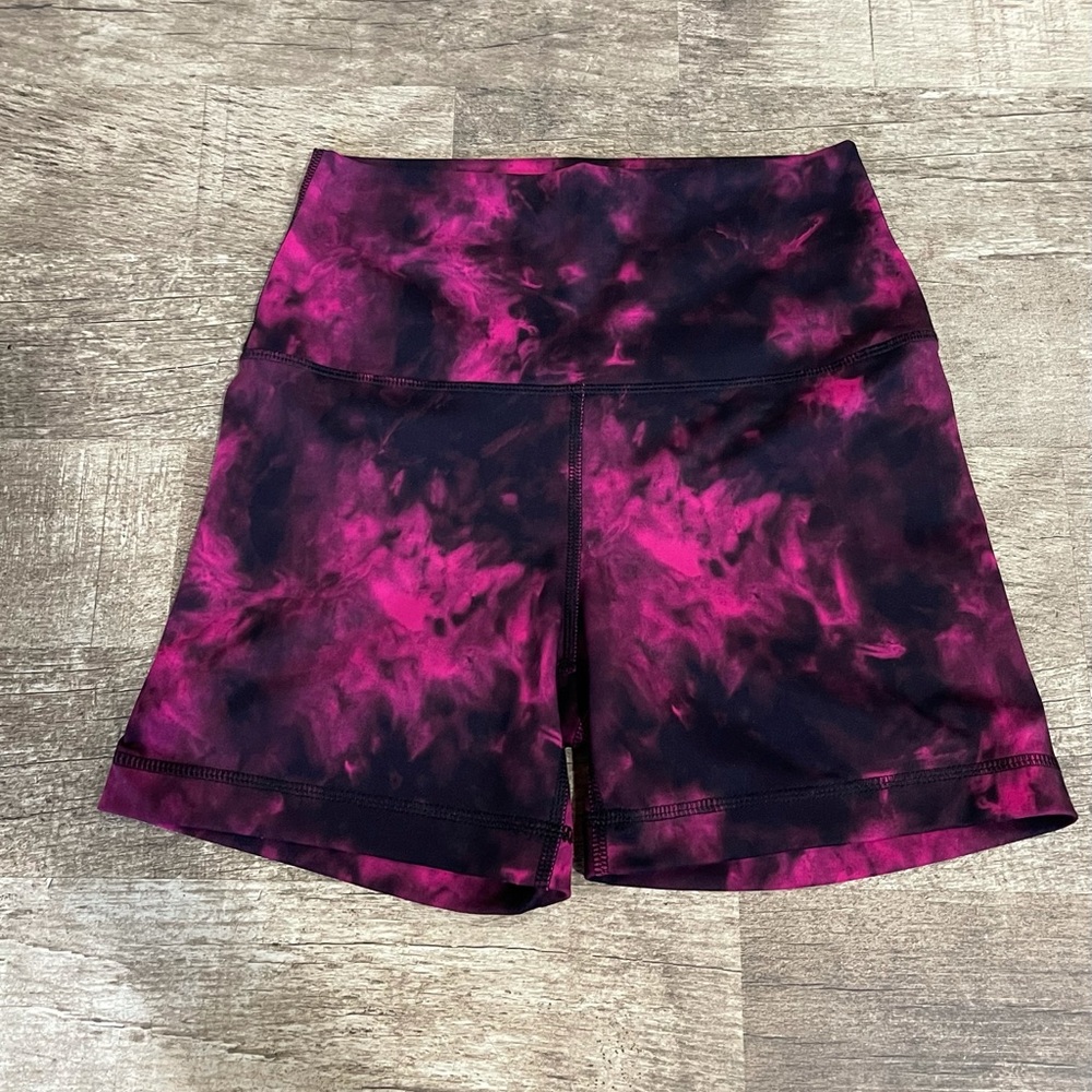 90 degree tie dye shorts
